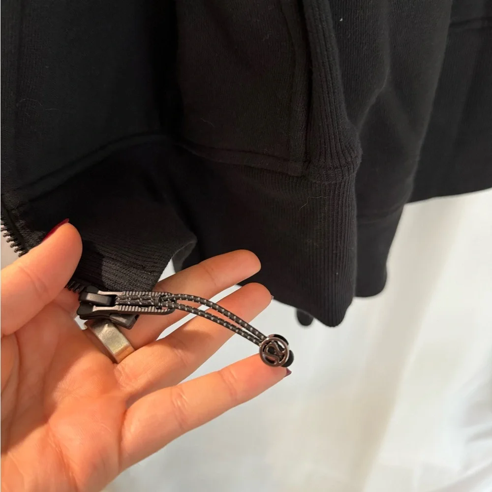 Lululemon Scuba Full Zip Black Size: 10 - Picture 4 of 5